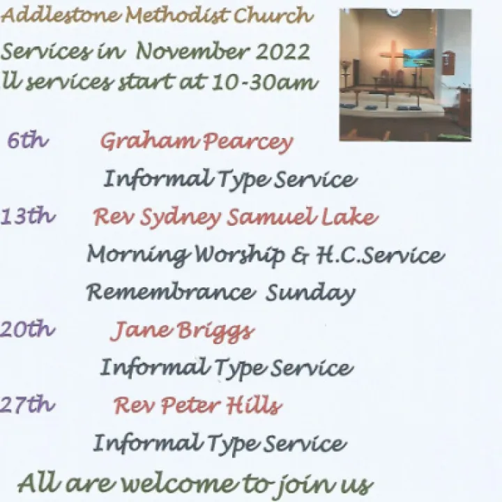 Services in November 2022