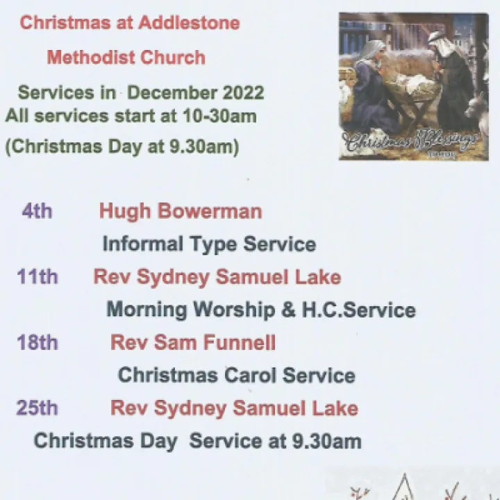 Services in December 2022