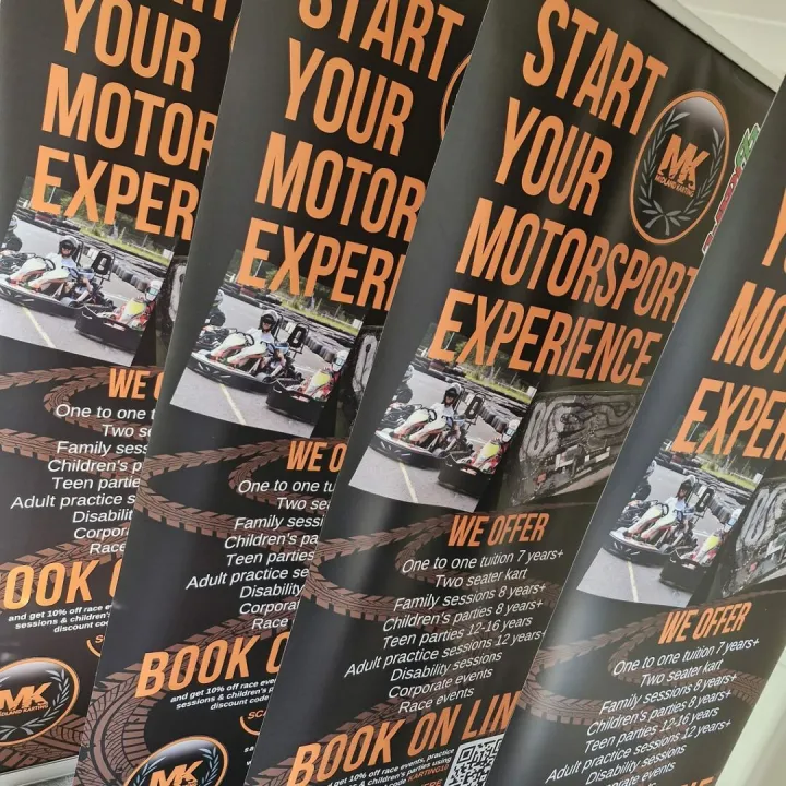 Midland Karting Pvc Roller Banners