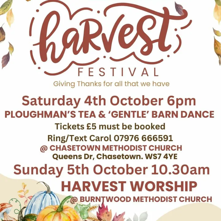 Harvest Festival Chasetown 2025