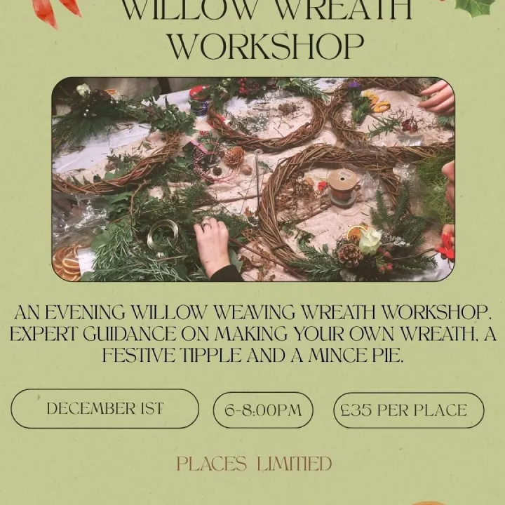 Christmas Willow Wreath Workshop