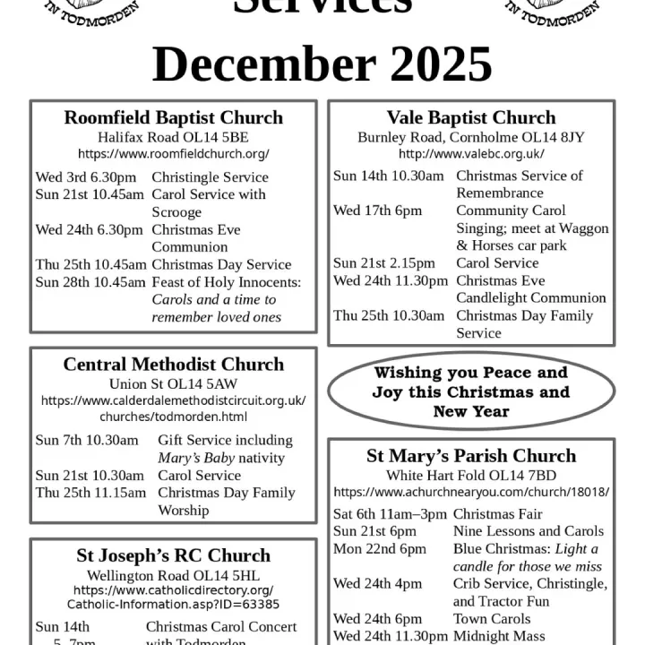 Ctt Christmas Services 2025 Poster