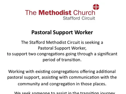 Pastoral Worker Advert