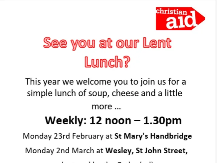 Lent Lunch
