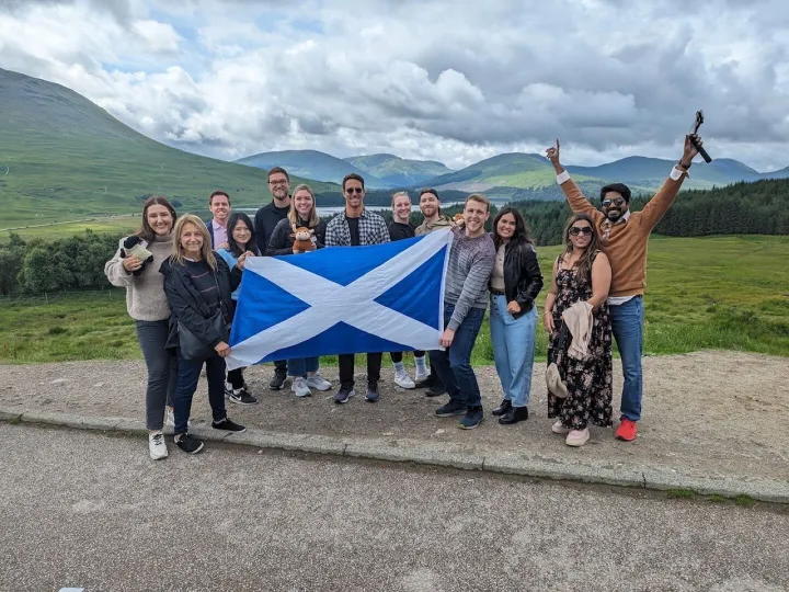 Group Photo, Saltire