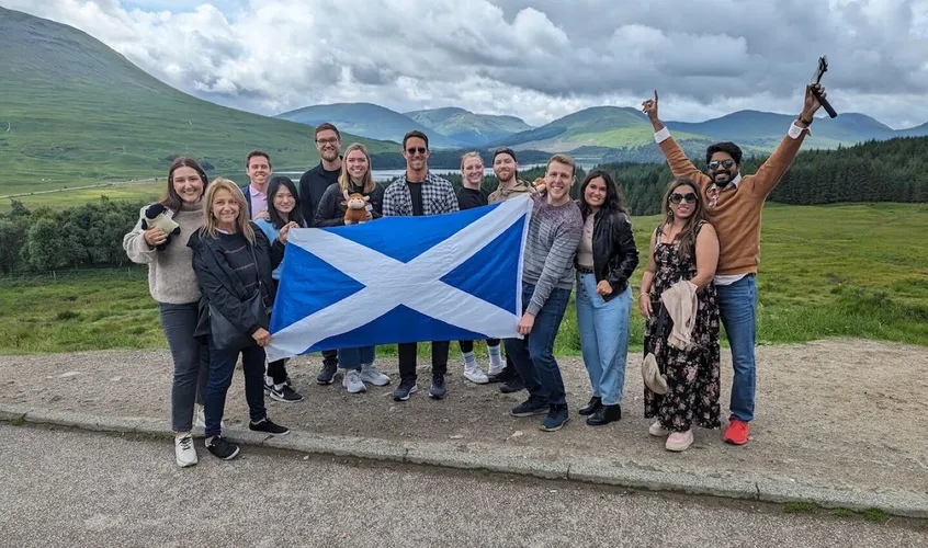 Group Photo, Saltire