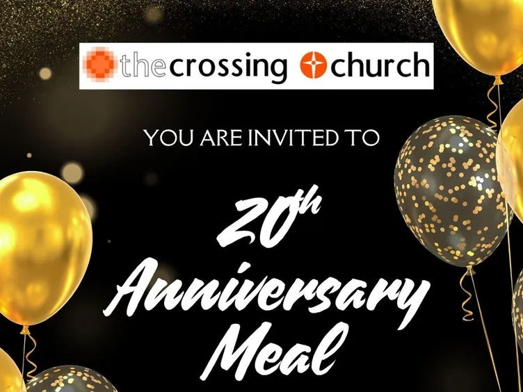 The Crossing 20th Anniversary Meal Invitation