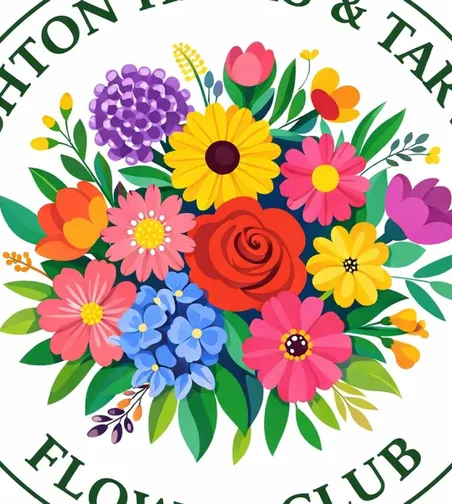 Ashton Hates and Tarvin Flower Club Logo