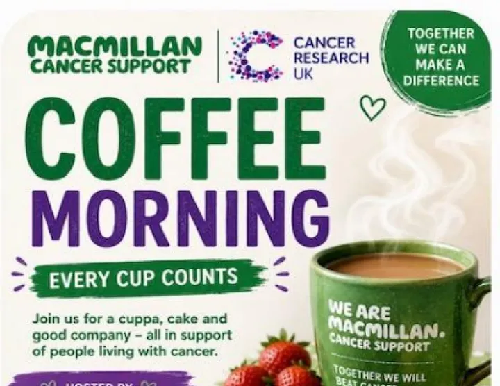 Witton Park McMillan Coffee Morning 13.06.2026