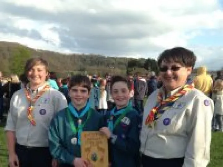Audlem Scouts win Cheshire Hike