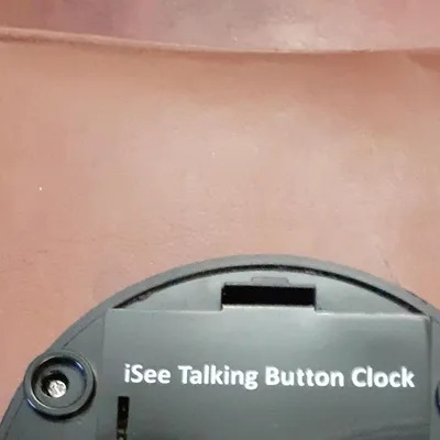Items for sale
– iSee Talking Button Clock £5