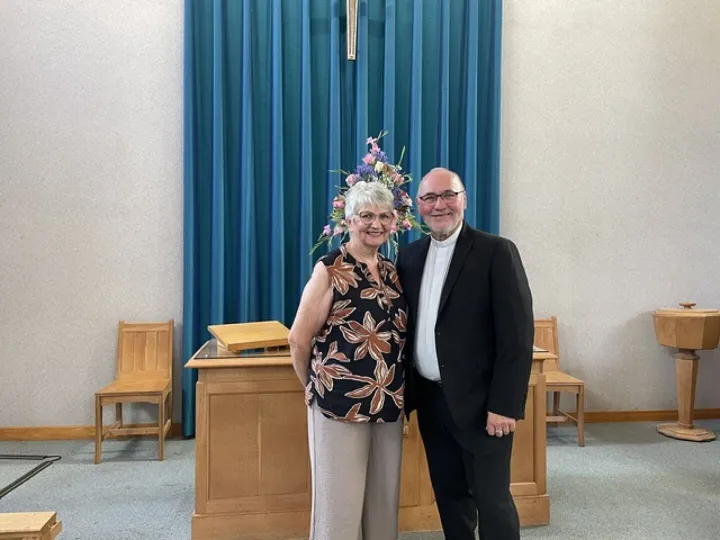 Rev. Keith Beckingham and Hilary