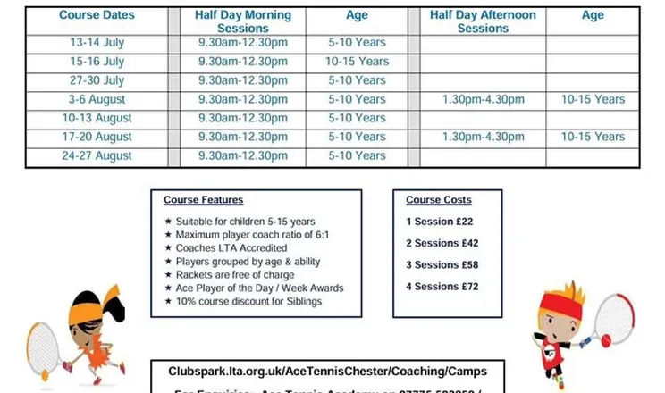 Junior Tennis Summer Camp 2026
