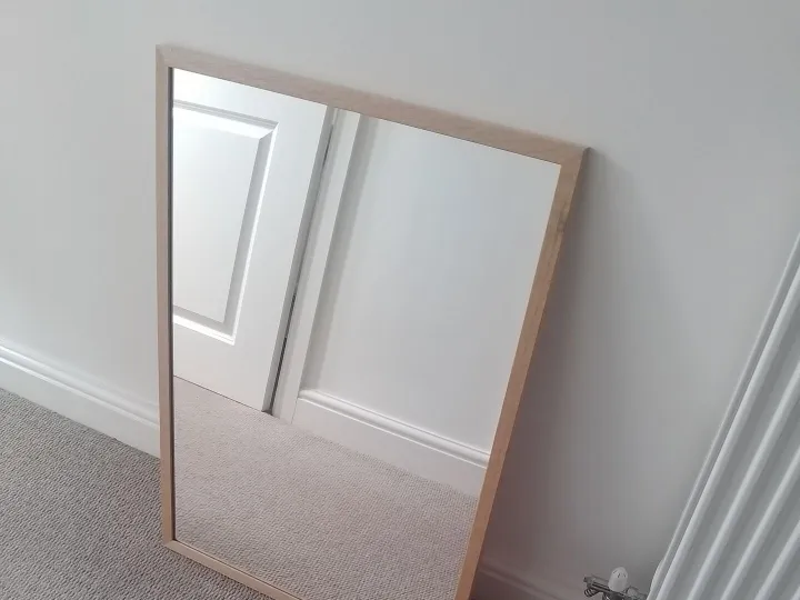 Items for sale
– Habitat Oak framed mirror (new) £10