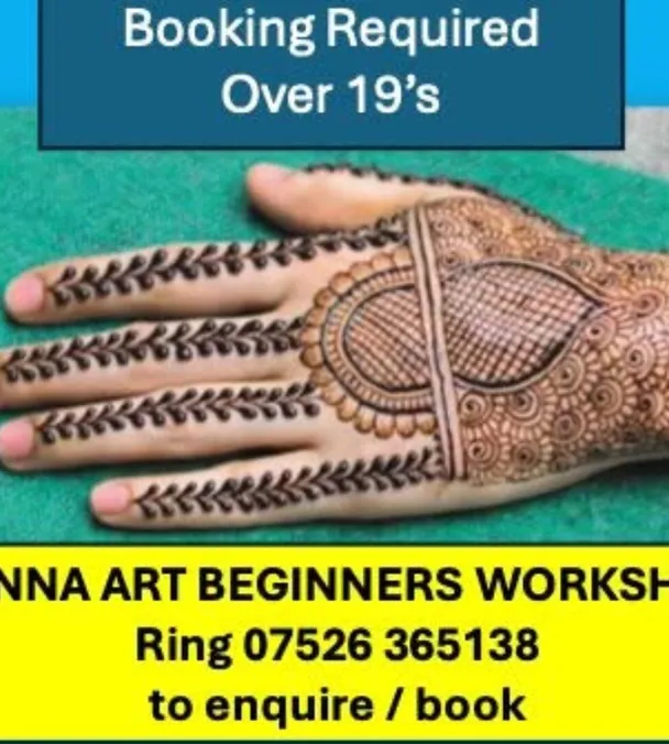 Helsby Methodist Henna Art Workshop Monday 3rd Aug