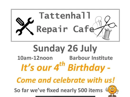 Repair Cafe 4th Birthday
