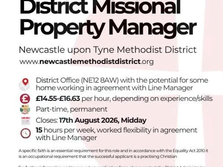 District Missional Property Manager Advert