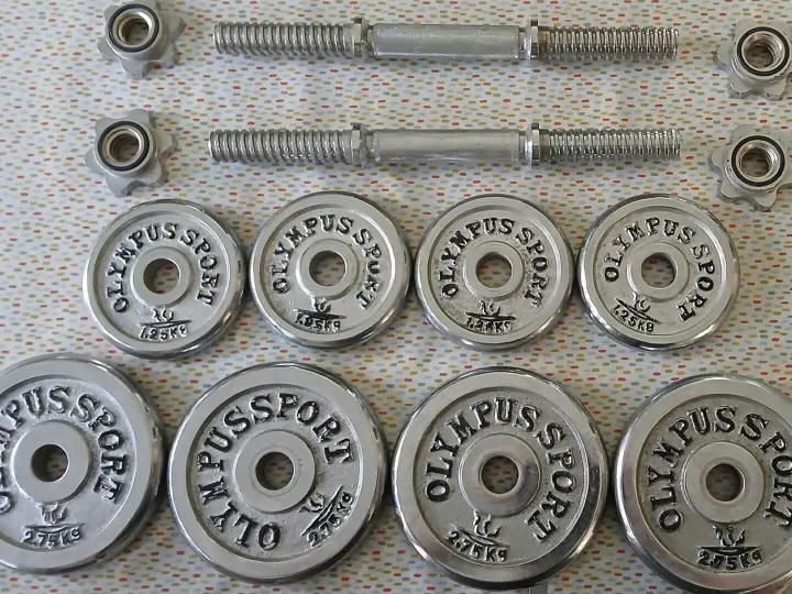 Items for sale
– Olympus Sport Chrome Adjustable Dumbbell Set (16kg Total) £20.00