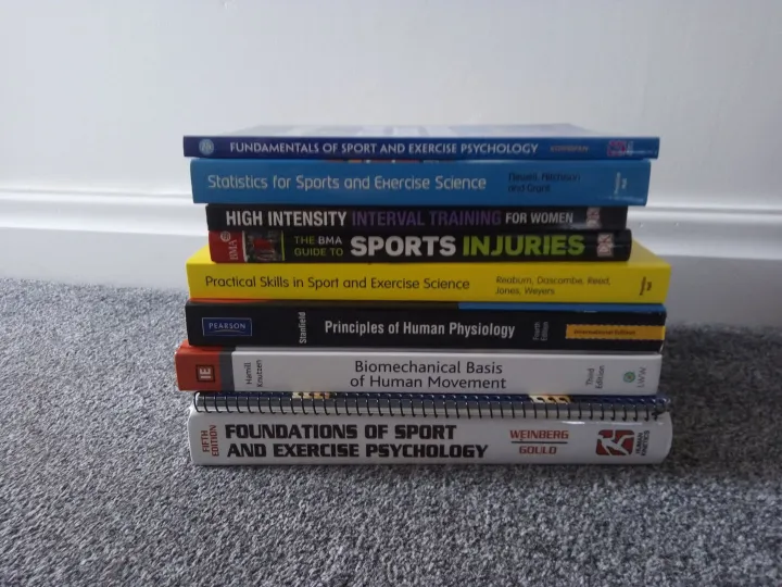 Items for sale
– Sports Science/Medical reference books £30
