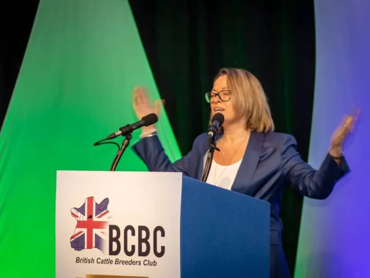 Lucianne Allen of Aubrey Allen opened Beef Day at BCBC 2023
