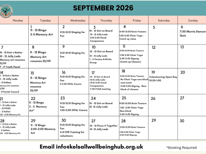 Hub September 2026