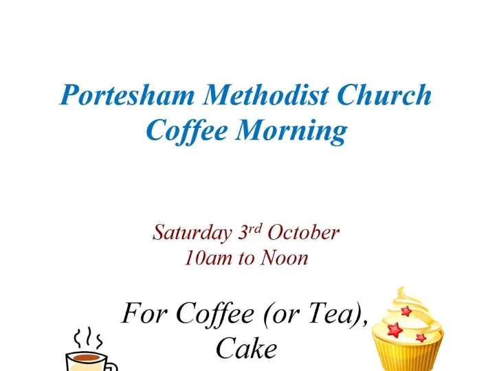 Coffee Morning 261003