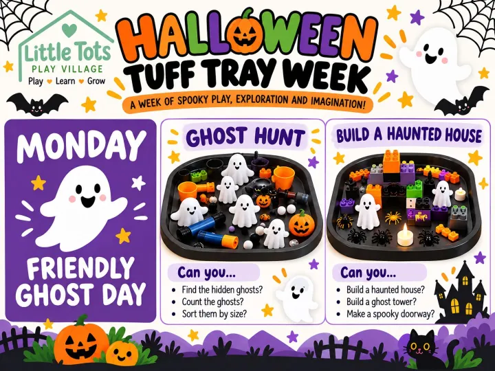 Halloween Tuff Tray Week – Monday