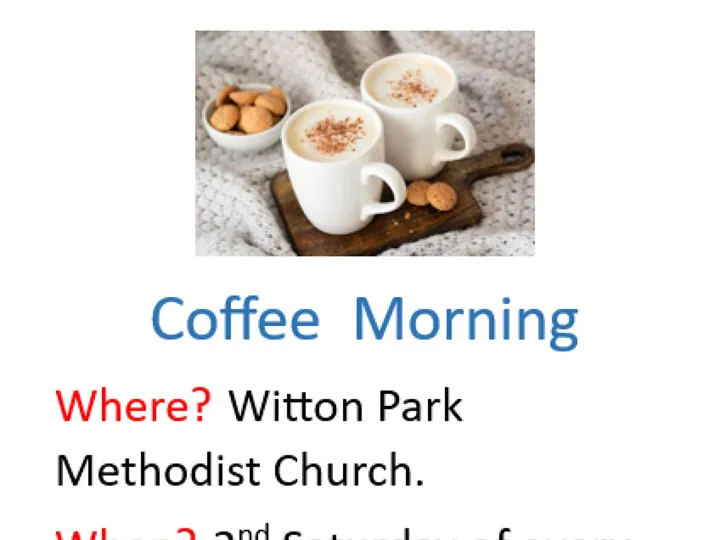 Wp Monthly Coffee Morning