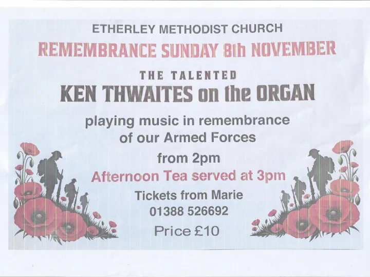 Etherley Remembrance 2026