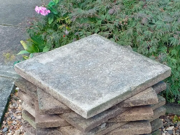Items for sale &ndash; 15, 45cm x 45cm Light Paving Slabs &pound;5