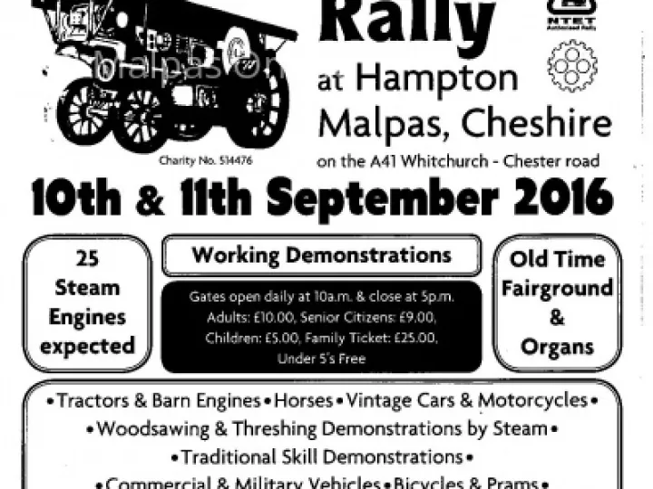 Malpas Yesteryear advert 2016