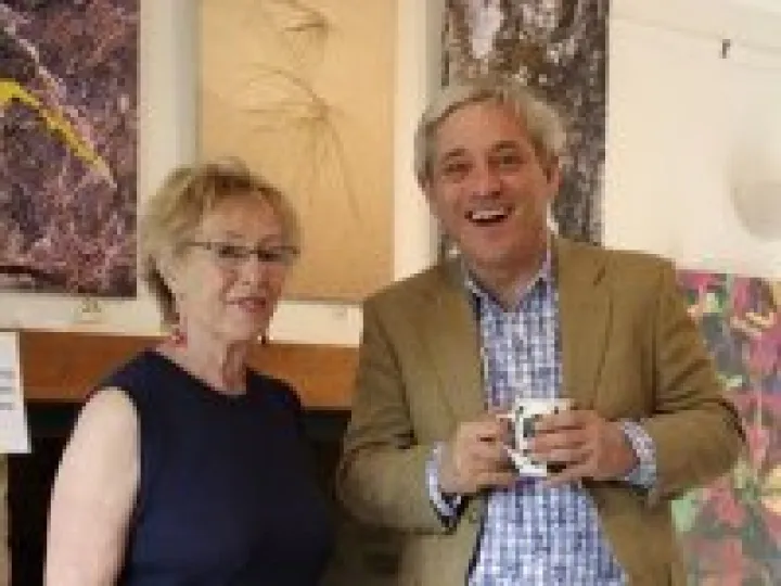 Jenny with John Bercow
