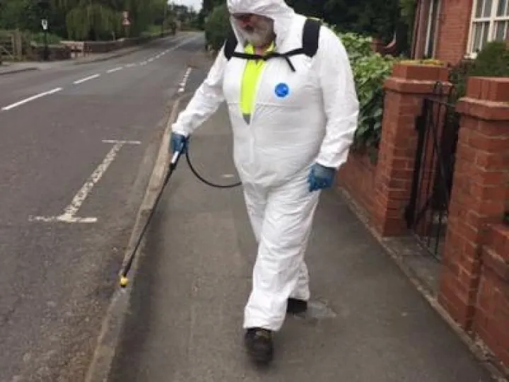 street spraying