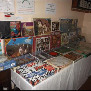 Puzzles on display in the chapel 5