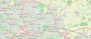 Map showing the location of Leeds (North & East)