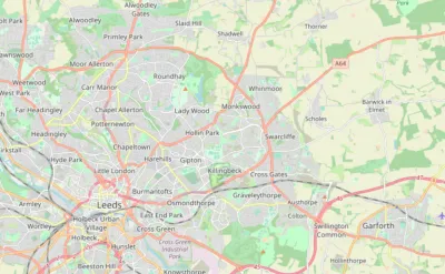 Map showing the location of Leeds (North & East)