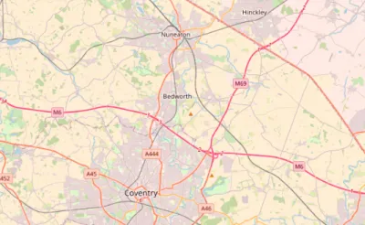 Map showing the location of Poole Bay