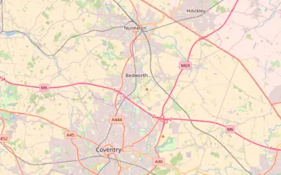 Map showing the location of Poole Bay