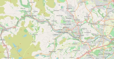 Map showing the location of Calderdale