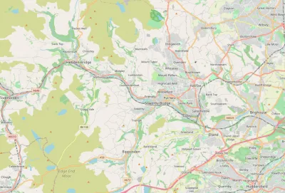 Map showing the location of Calderdale