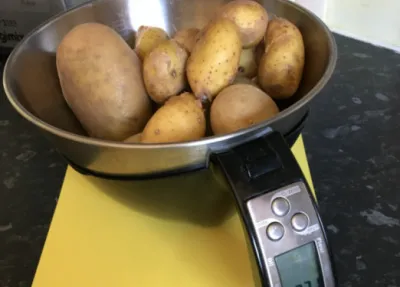 SuperSpud Weighing Photo
