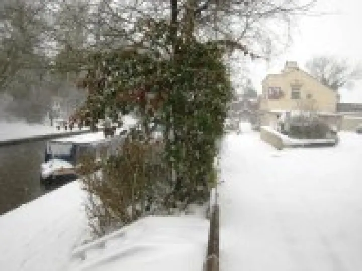 Winter at Audlem Wharf, January 2013
