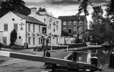 Audlem Locks, by Iain Miller