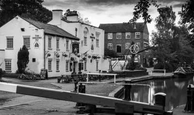 Audlem Locks, by Iain Miller