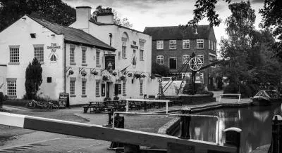 Audlem Locks, by Iain Miller