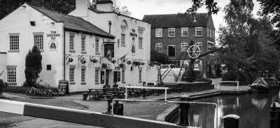 Audlem Locks, by Iain Miller