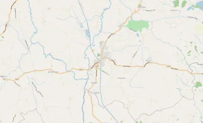 Map showing the location of Audlem Methodist Church