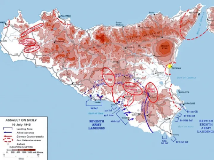 Sicily map