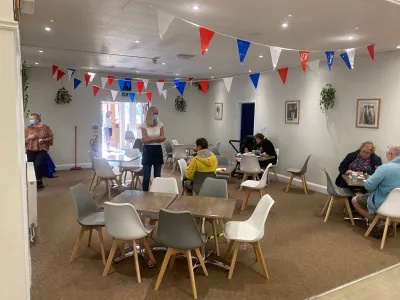 cafe in use