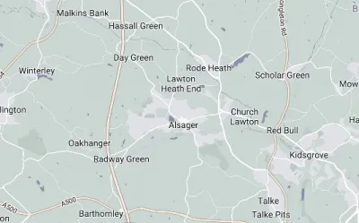 Map showing the location of Cheshire South Methodist Circuit